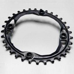 AbsoluteBlack - XX1 style OVAL 104 BCD chainring Black from 41g 2