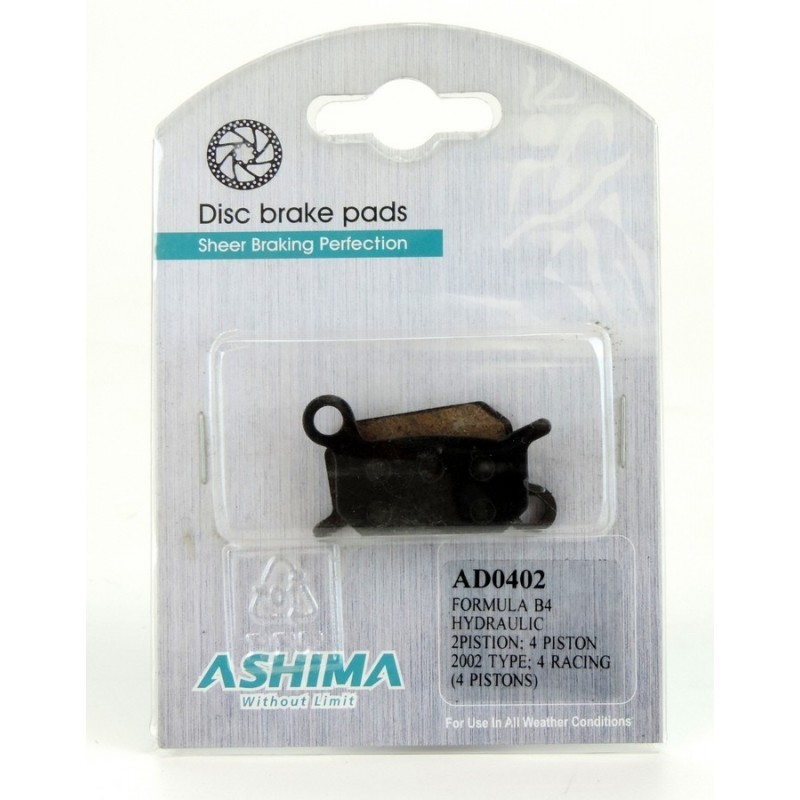 Ashima - Coppia Pastiglie Semimetalliche per Formula B4 Hydraulic