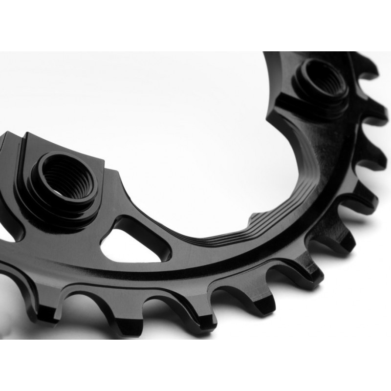 AbsoluteBlack - XX1 style OVAL 94 BCD chainring Black from 43g_1