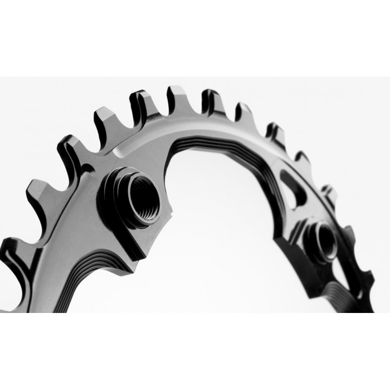 AbsoluteBlack - XX1 style OVAL 94 BCD chainring Black from 43g_2