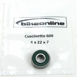Bikeonline - Bearing 608 8x22x7mm 11.5g 2