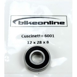 Bikeonline - Bearing 6001 12x28x8mm 21.0g 2