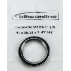 Bikeonline - Headset bearing 1" 1/8 41x30.15x7mm 45°/45°... 2