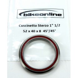 Bikeonline - Headset bearing 1" 1/2 52x40x8mm 45°/45° 35g 2