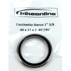 Bikeonline - Headset bearing 1" 3/8 49x37x7mm 45°/45° 28.6g 2