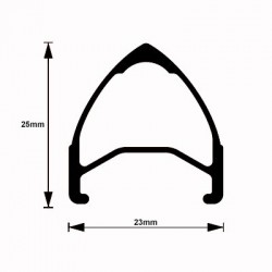 H Plus Son Archetype 25x23mm clincher / Extralite MRC01 road wheelset from 1.370g 2