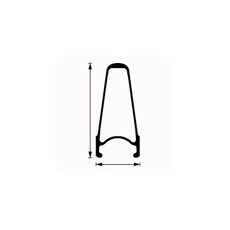 Ruote strada alluminio H Plus Son SL42 clincher / Extralite MRC01 da 1.660g