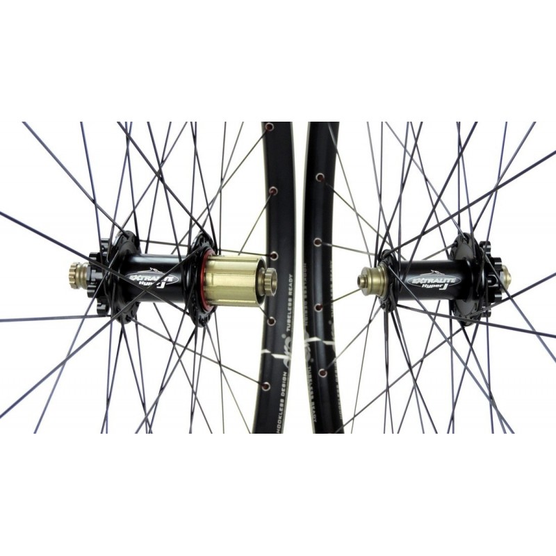 Ruote MTB alluminio DRC Climber XXL 650B (27.5") / Extralite HyperJ da 1.280g