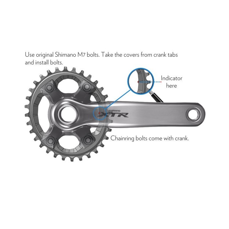 AbsoluteBlack -  OVAL XTR M9000 96 BCD chainring from 44g_3