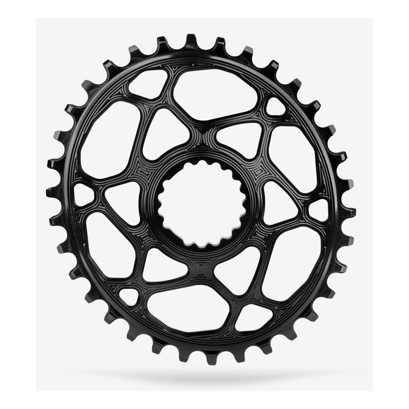 AbsolutBlack - Spiderless chainring XX1 Style OVAL Cannondale Hollowgram