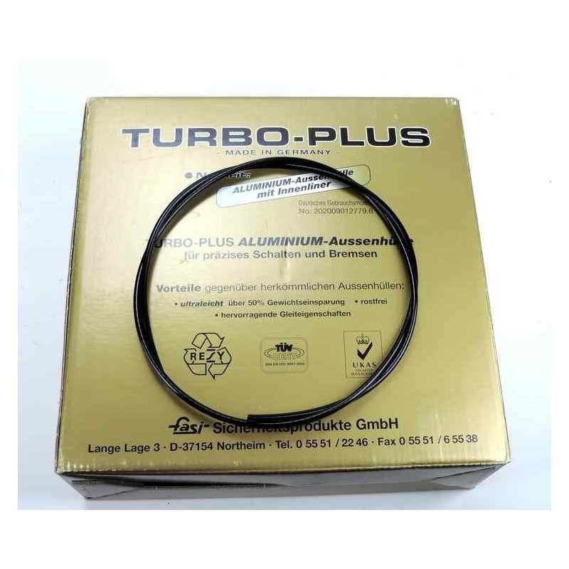 Turbo Plus - Black gear housing aluminum core 17g/meter