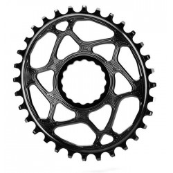 AbsoluteBlack - Monocorona XX1 style OVAL RACEFACE colore nero 6mm Offset