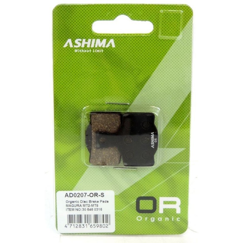 Ashima - Coppia Pastiglie Organic Magura MT2 - MT8