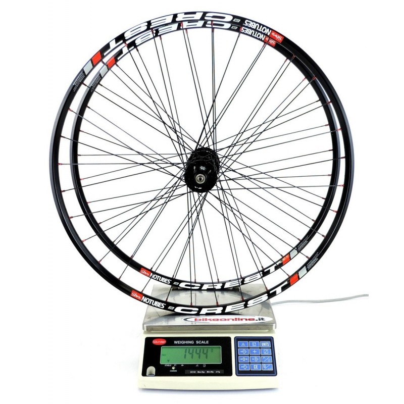 Notubes CREST 29ER / American Classic 130/225 Disc SINGLESPEED aluminium MTB wheelset 1.445g