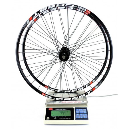 Notubes CREST 29ER / American Classic 130/225 Disc SINGLESPEED aluminium MTB wheelset 1.445g