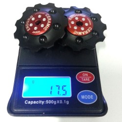 Enduro Bearings - Enduro Zero Ceramic pulley wheel set for Sram 17.5g 2