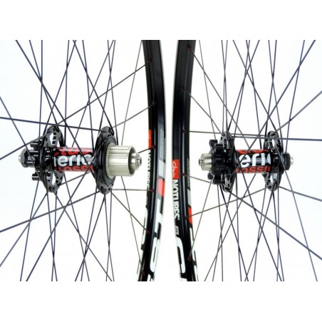 Notubes CREST 26" / American Classic 130/225 Disc SINGLESPEED aluminium MTB wheelset 1.365g