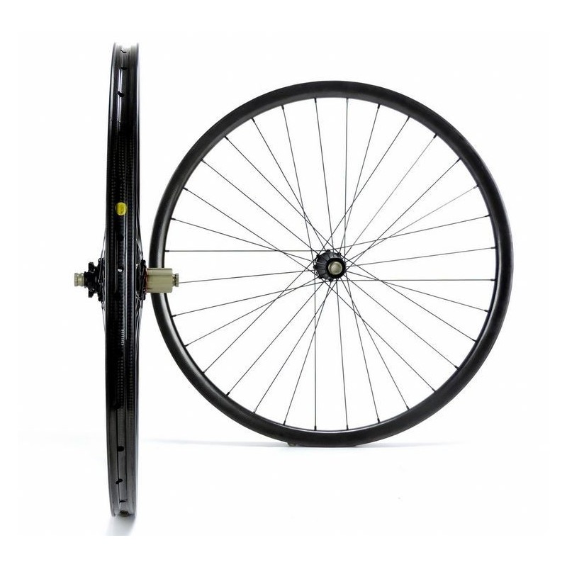 WR Compositi XC28 32mm 29ER / Extralite HyperHubs carbon MTB wheelset from 1.210g
