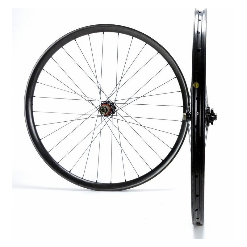 WR Compositi XC28 32mm 29ER / Extralite HyperHubs carbon MTB wheelset from 1.210g