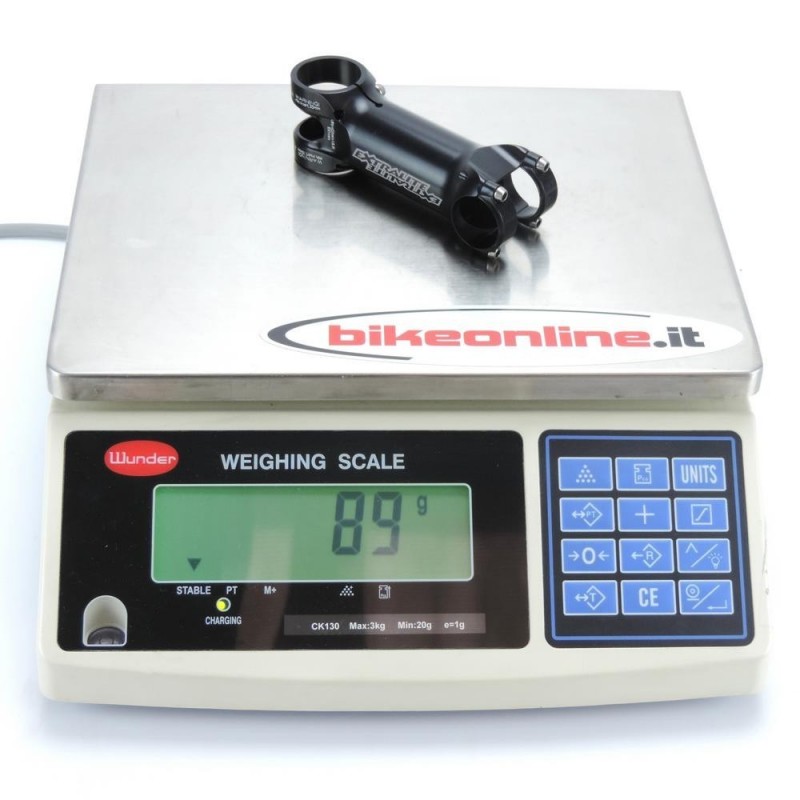 Extralite - Attacco manubrio UltraStem ULR Nero da 89g_3