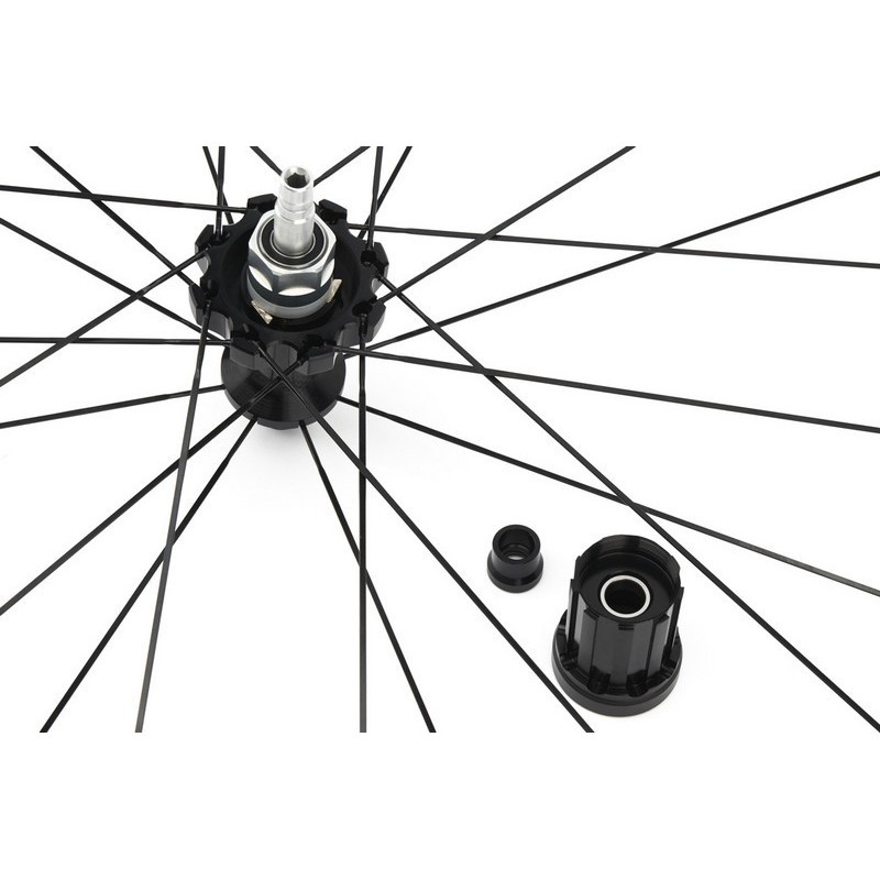 WR COMPOSITI - Ruote carbonio Aera 26 Alpha Ruote Strada Tubolare 26mm 885g