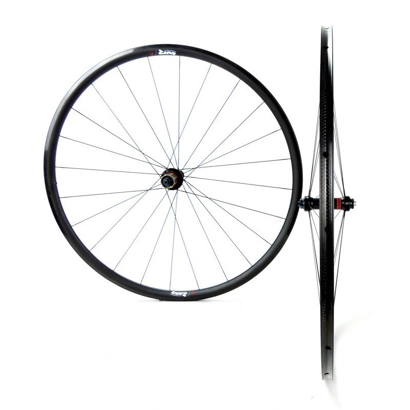 Wr compositi T26 Alpha / Extralite MRC01 carbon road wheelset 850g