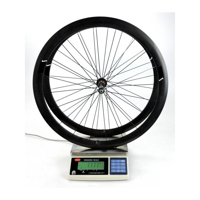 Wr compositi T43 tubular / Extralite MRC01 carbon road wheelset 1.115g
