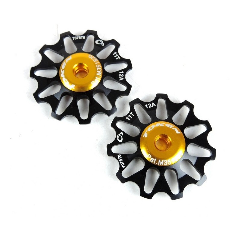 Token - Coppia pulegge TIRAMIC 11T 9.5 + 9.5g