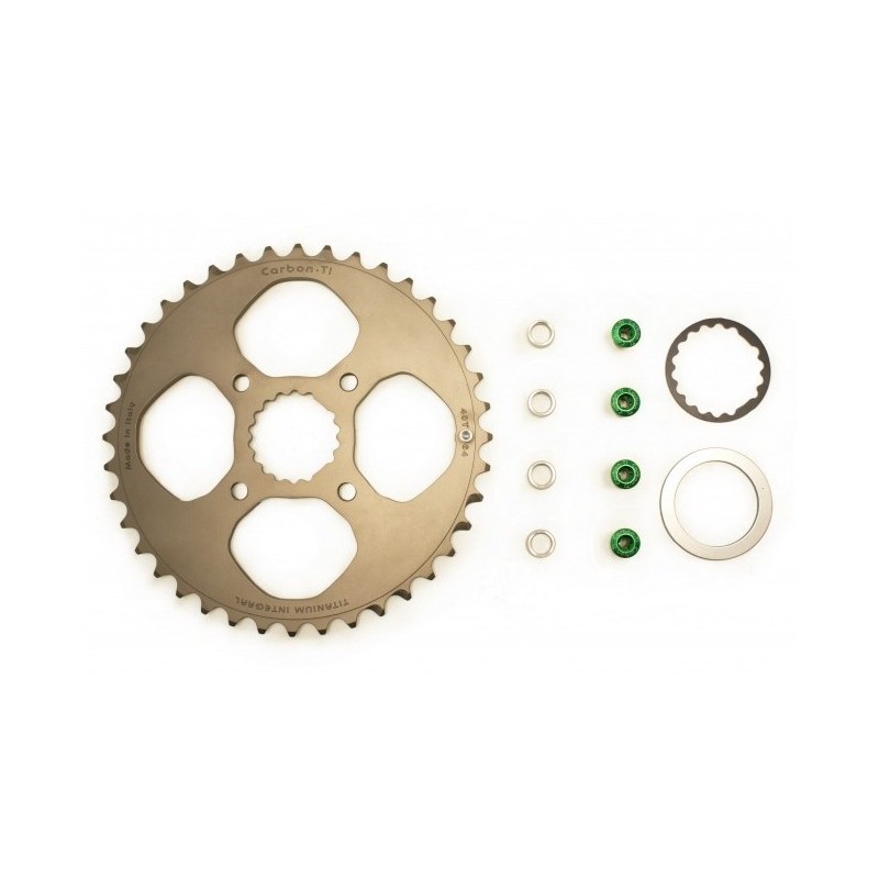 Carbon Ti - Chainring X-Ring Ti Integral 40T X-Hollowgram (Cannondale) 104g