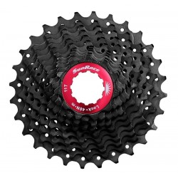 SUNRACE - CSRX Steel/ergal 11-32 11s black cassette 313g