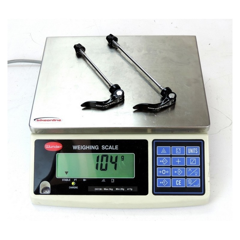 Novatec - Coppia bloccaggi Steel 104g