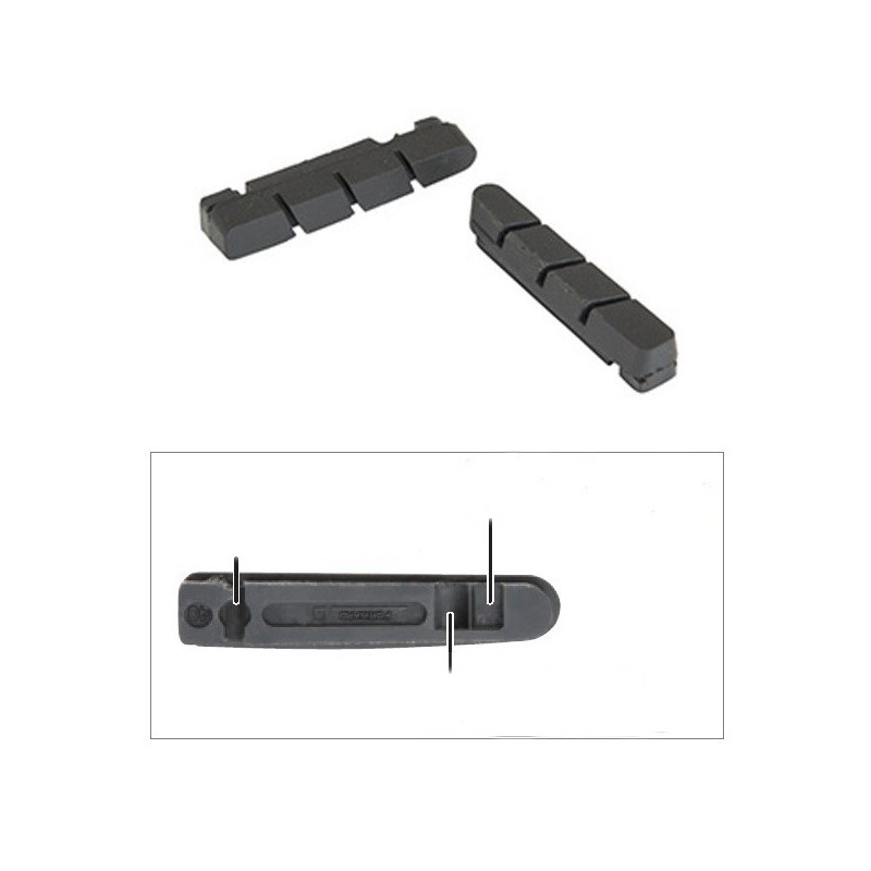 Ashima - Pair brake pad Campagnolo and Shimano...
