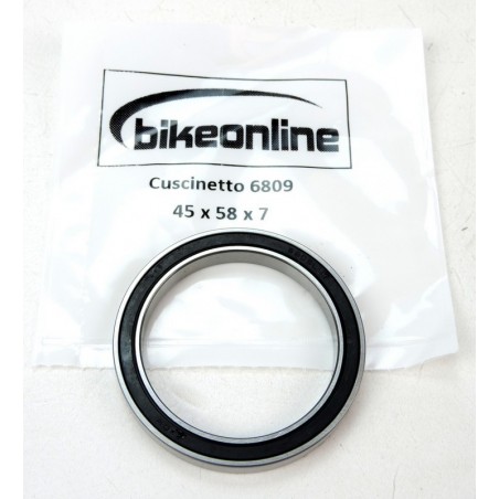 Bikeonline - Cuscinetto 6809 45x58x7mm 38g