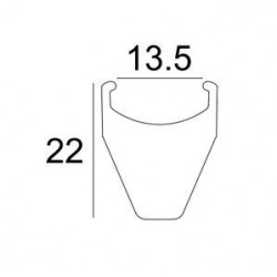 DRC- KTC 380 clincher rim 380g 2