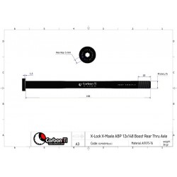 Carbon Ti - X-Lock X-Maxle ABP 12 x 142 [192mm] thru axle... 2