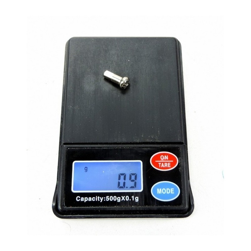 DT SWISS - Brass nipple 14mm 0.9g_weight on the scale