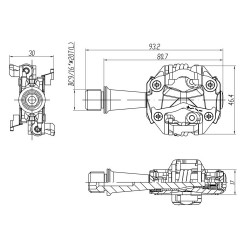 ZERAY - Coppia pedali ZP-108S 275g 2