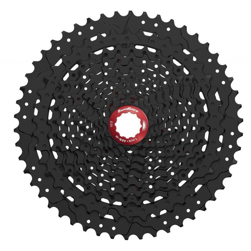 SUNRACE - Steel 11-50 12s black CS-MX80...