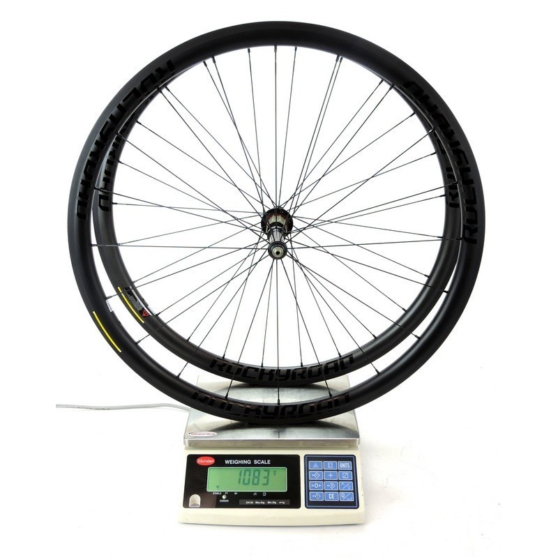 ROCKYROAD 33 TUBULAR / Extralite MRC01 carbon road wheelset 1.083g