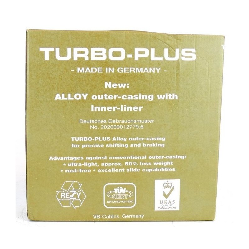 Turbo-Plus - Guaina nera per freno 29g al metro