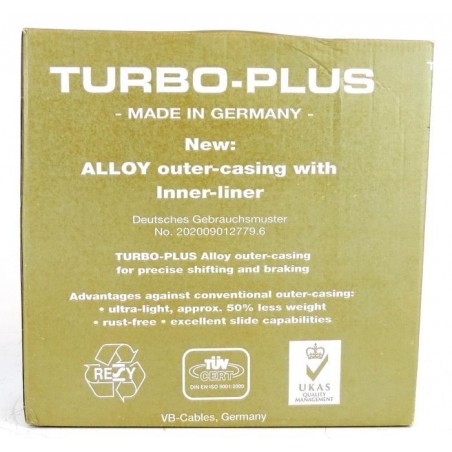Turbo Plus - Black brake housing aluminum core 29g/meter