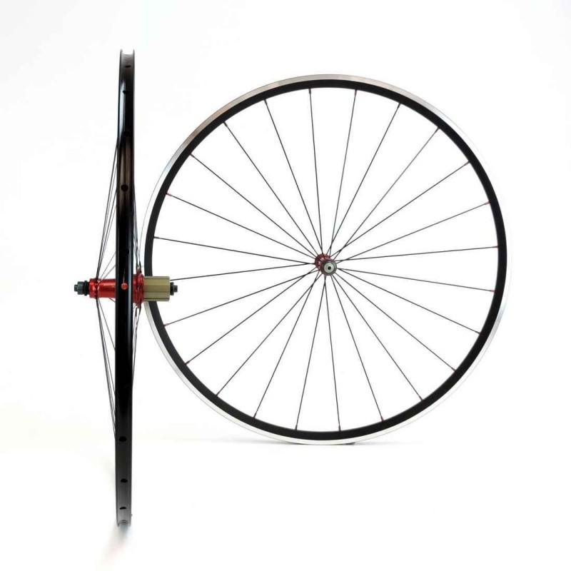 Ruote strada alluminio DRC KTC 380 clincher / Extralite MRC01 da 1.150g