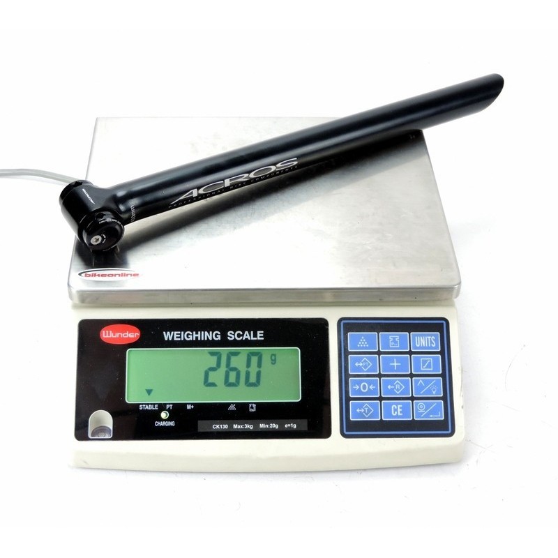 Acros A-SP aluminium seatpost 30.9x400 260g
